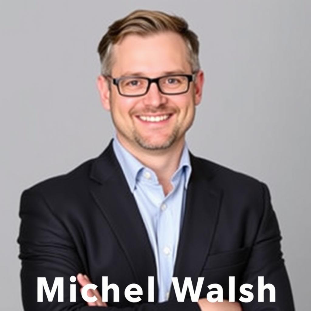 Michael Walsh headshot - Professional portrait of Platform Development Manager at iieir tech, wearing business attire with a confident smile